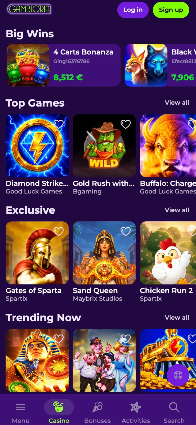 App Gambloria Casino
